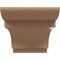 Ekena Millwork 6"W x 12"D x 6"H Wide New Brighton Rough Cedar Woodgrain TimberThane Corbel, Primed Tan CORUR06X12X06NEBRCPR - alternate 4